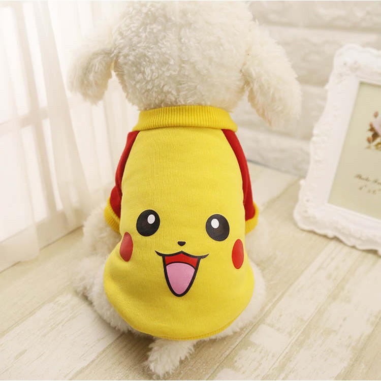 Áo pikachu cho chó mèo