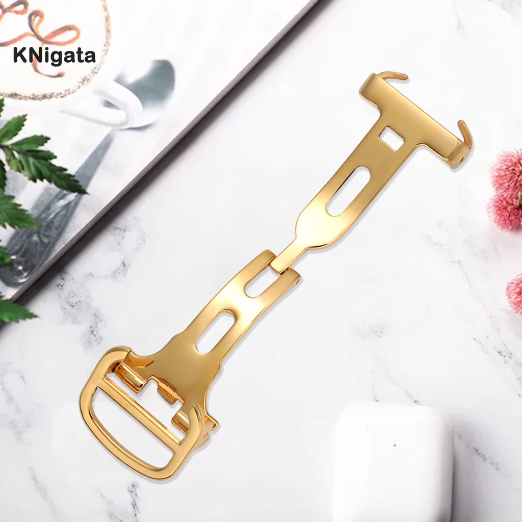 Khoá đồng hồ đeo tay bằng thép không gỉ có thể gập lại