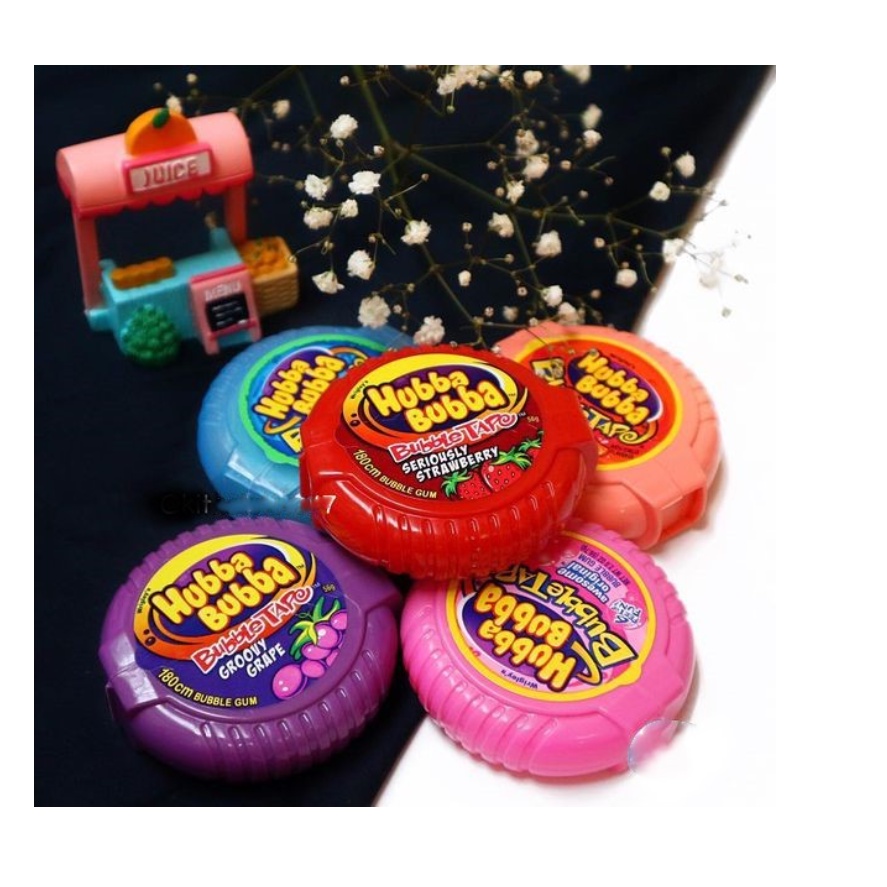 Kẹo gum cuộn siêu dài Hubba Bubba