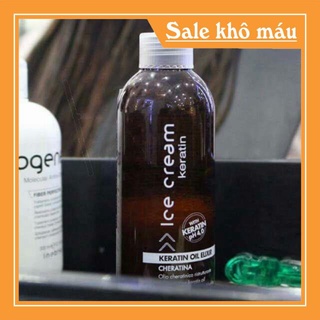Tinh chất keratin oil phục hồi tóc hư tổn