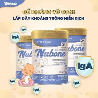 Sữa bột NUBONE step 1,2,3, plus + (750G - DINH DƯỠNG CHO BÉ)