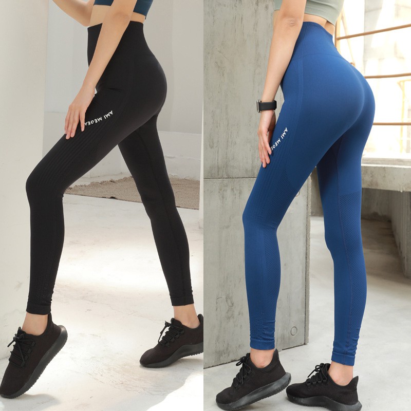 Quần Legging Nữ Cạp Cao – AMI MEDEA- Quần Tập Nâng Mông, Co Dãn 4 Chiều