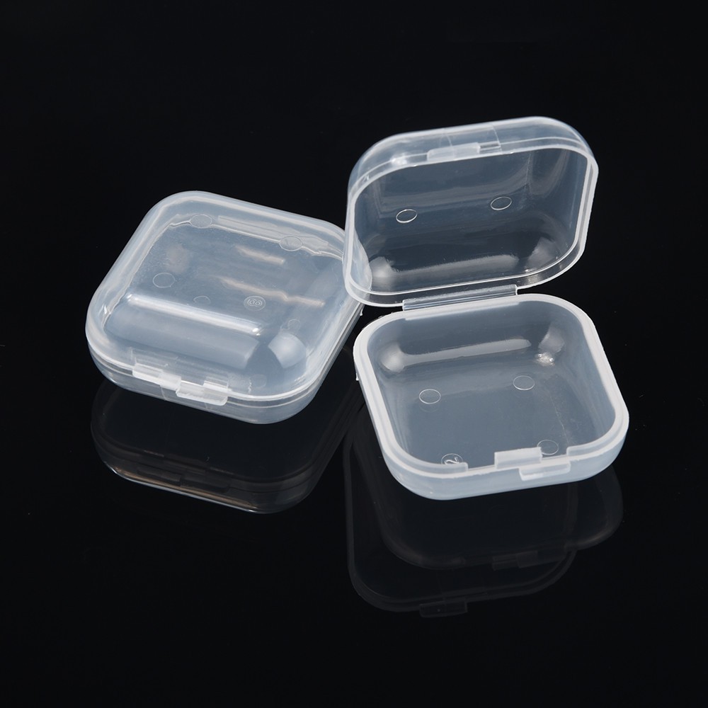 Bộ 10/5/2 Hộp Nhựa Mini Trong Suốt Đựng Thuốc, Đựng Nữ Trang Đa Năng