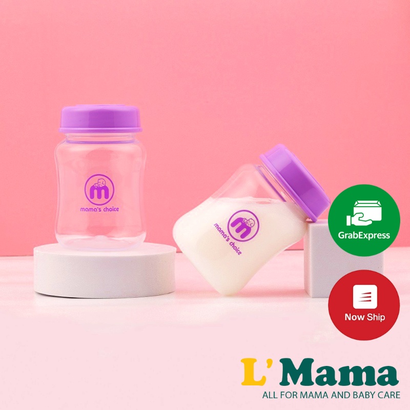 Bình Đựng Trữ Sữa Cổ Rộng Mama's Choice 180ml/240ml  Tương Thích Các Loại Máy Hút Sữa Cổ Rộng Spectra, Avent