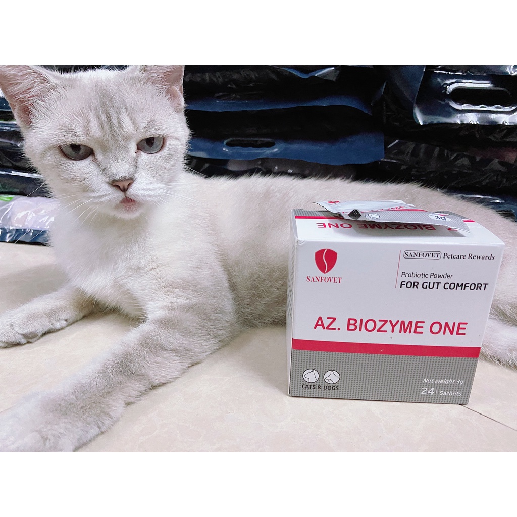PVN317 - Men tiêu hoá  Az Biozyme One gói 3g hỗ trợ chức năng  rối loạn tiêu hoá và kích thích ăn ở chó và mèo