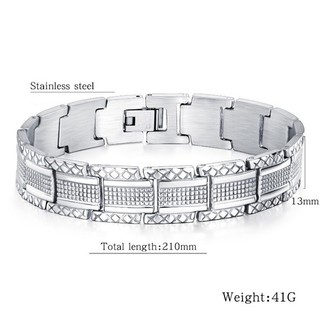 Lắc Tay Nam Titan Ko Đen TT 2578