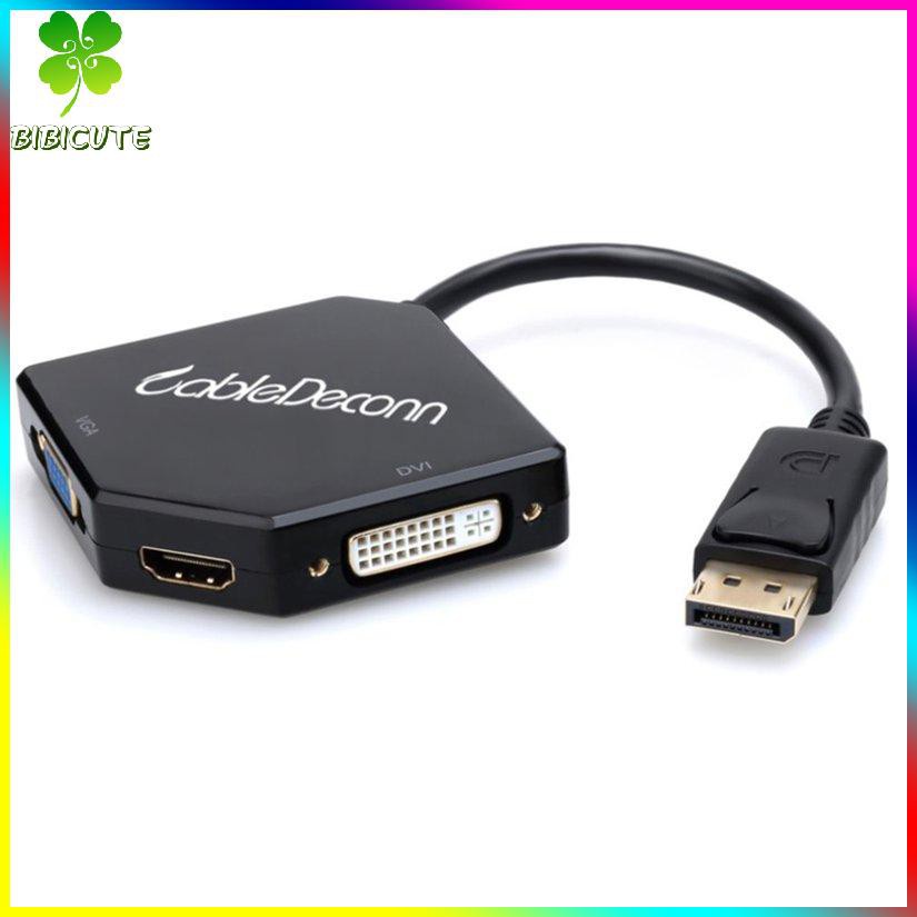 Bộ Chuyển Đổi Displayport Sang Hdmi-Compatible + Vga + Dvi