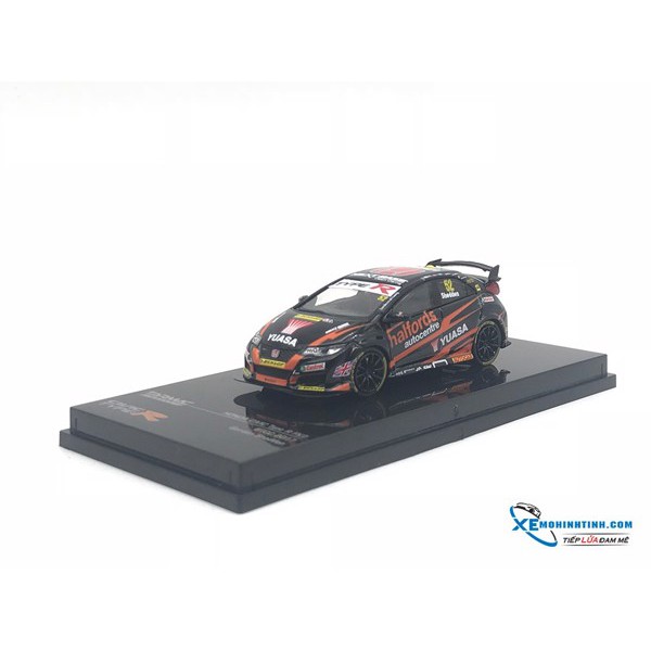 Xe Mô Hình Tĩnh Honda Civic Type RFK 2 BTCC 2017 Gordon Shedden Tarmac Work 1:64 ( Đen )