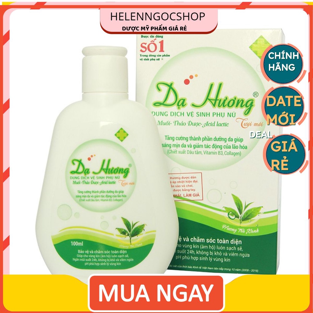 Dung dịch vệ sinh - Dạ Hương Trà xanh 100ml