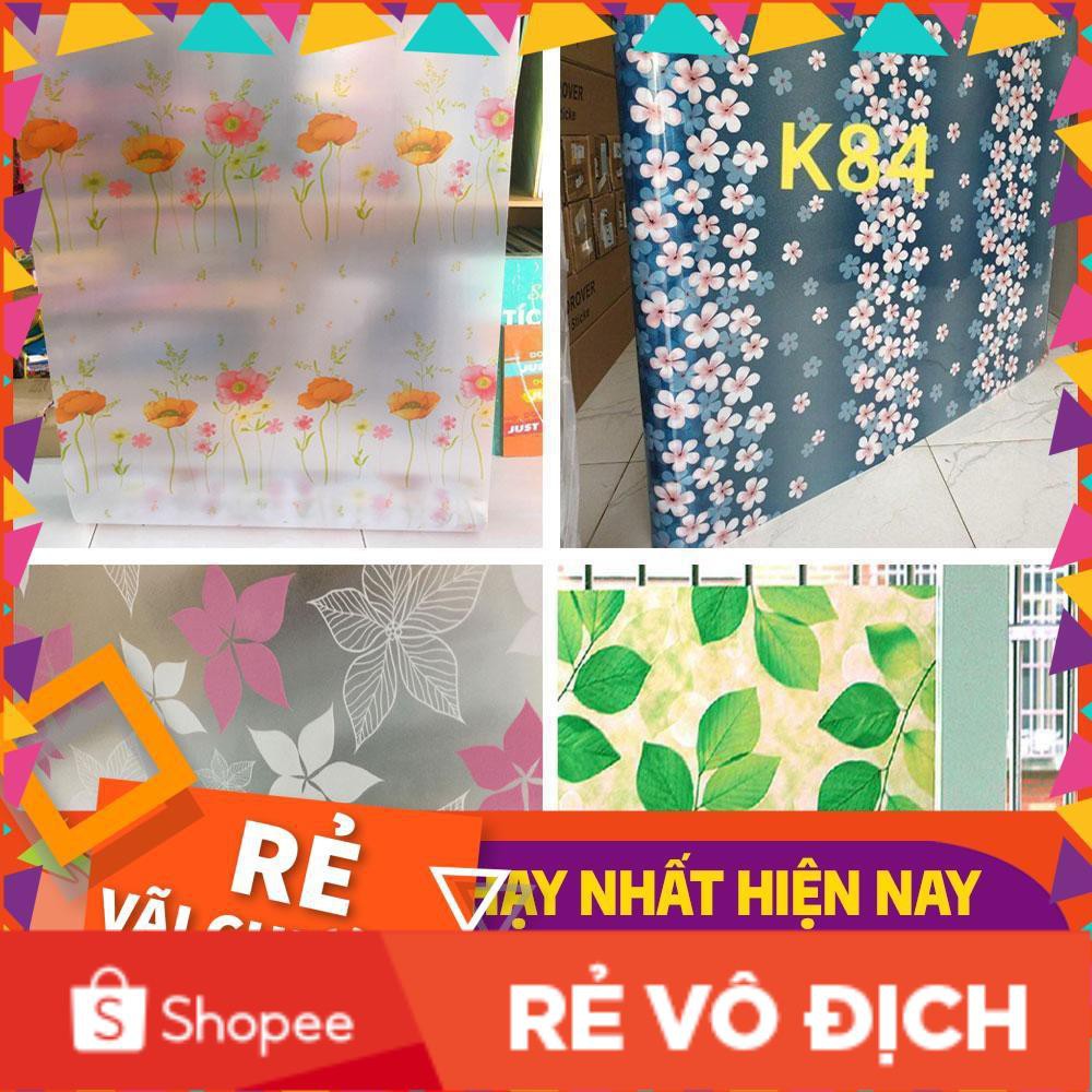 Decal dán kính mờ giá rẻ bất ngờ - Giấy decal dán kính có keo sẵn khổ cao 90cm giá chỉ từ 35k/m