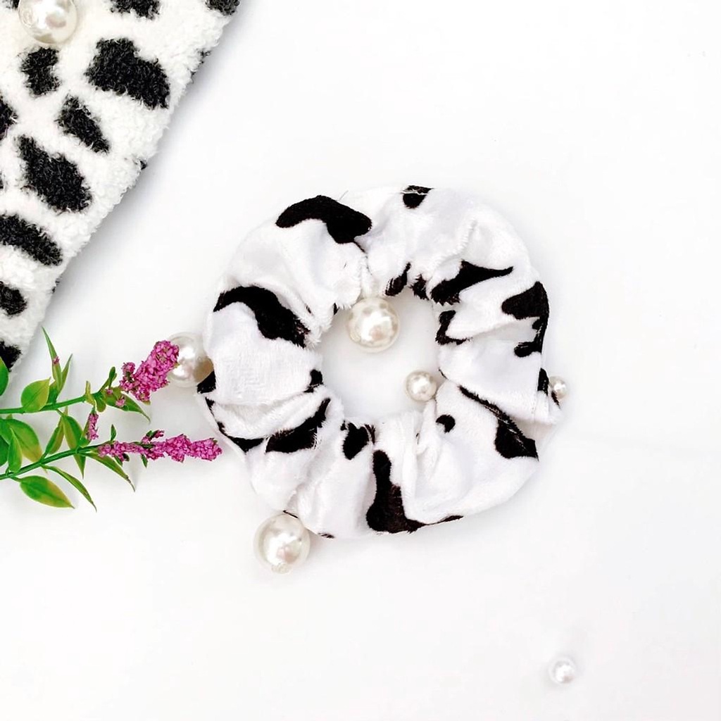 Buộc Tóc Bò Sữa Scrunchies Style Hàn Quốc Store4girls