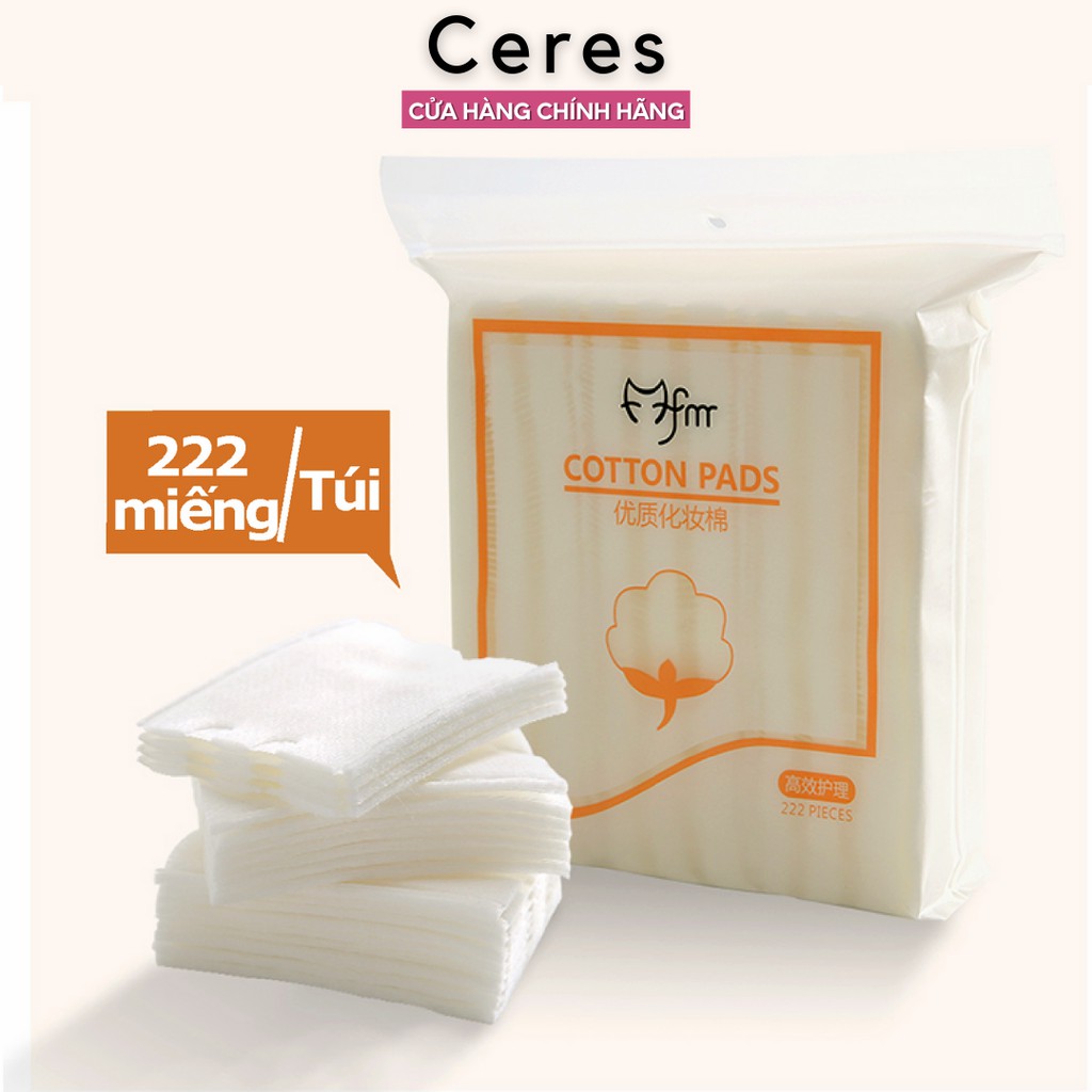 Bông Tẩy Trang 3 Lớp 💕𝑭𝒓𝒆𝒆𝒔𝒉𝒊𝒑💕 Bổng Tẩy Trang Cotton Pads Mofa Meiren Túi 222 Miếng | BigBuy360 - bigbuy360.vn