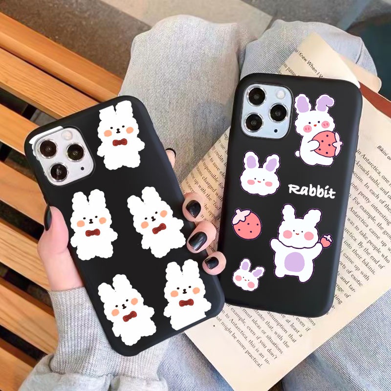 Ốp lưng Samsung J2 Pro 2018 J4 J6 J8 A6 A8 Plus A7 A9 A5 2018 A6+ A8+ vỏ bao điện thoại Cookie Bunny-2