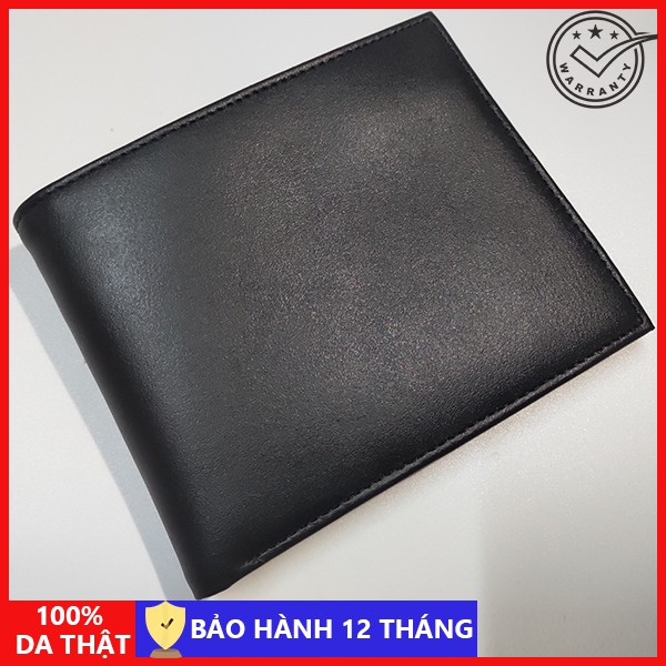 [Ví Da Thật Bảo Hành 12 Tháng] Ví Da Bò Nam Cao Cấp Dáng Ngang Bền Đẹp 🍁 Da Bò Thật 100% - VS008