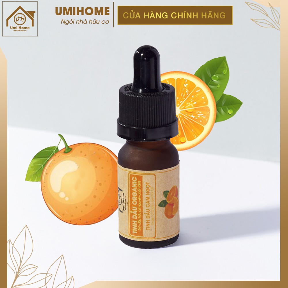 Tinh dầu Cam Ngọt hữu cơ UMIHOME nguyên chất 10ml