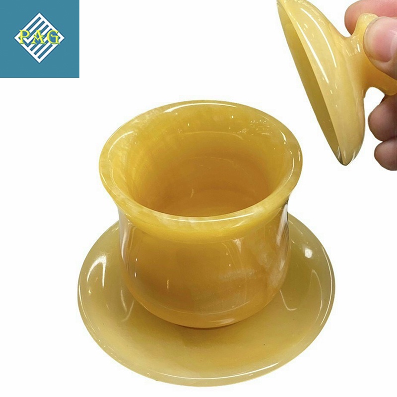 Chén Khải Ngọc Hoàng Long, Chén Uống Trà - Vật Phẩm Phong Thuỷ Trang Trí, Làm Quà Tặng