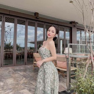 Đầm xòe hoa cup ngực form dài!