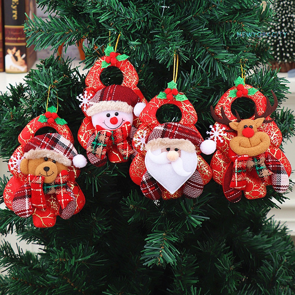 Phụ Kiện Treo Trang Trí Giáng Sinh Kiểu Hoạt Hình Dễ Thương
