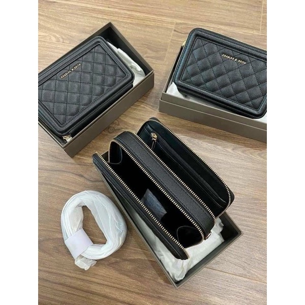 Túi đeo chéo Cnk hộp 2 ngăn khoá hàng Đẹp fullbox