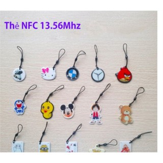 [COPY ĐƯỢC] Thẻ cảm ứng từ thang máy, khóa cửa thông minh, chìa khóa xe máy hình cute (Tần số Mifare 13.56MHz)