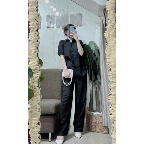 set sơ mi ống suông ( chuẩn mẫu )