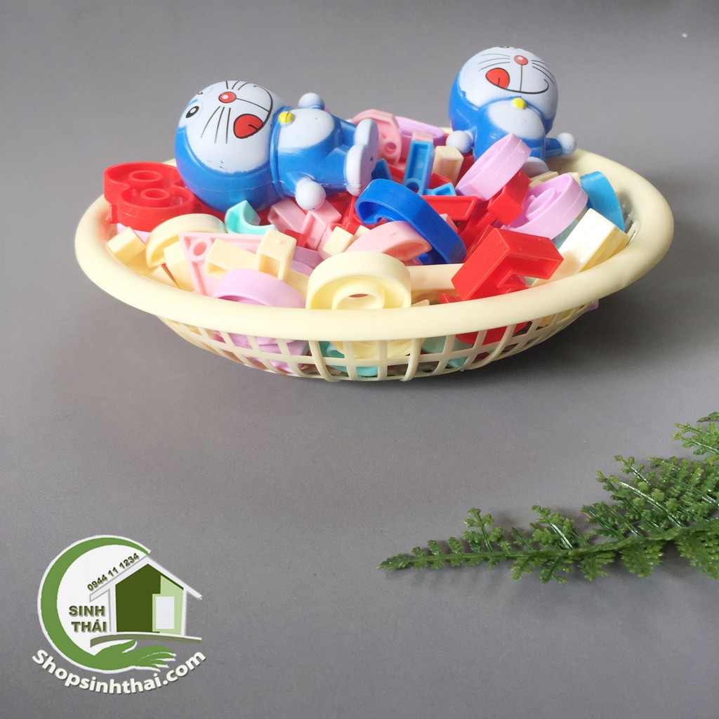 Bộ số từ 0 đến 10 bằng nhựa cho bé làm quen với các con số tập đếm có rổ đựng