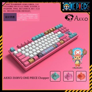 Bàn phím cơ akko 3087|3108 v2 one piece chopper| akko switch v2