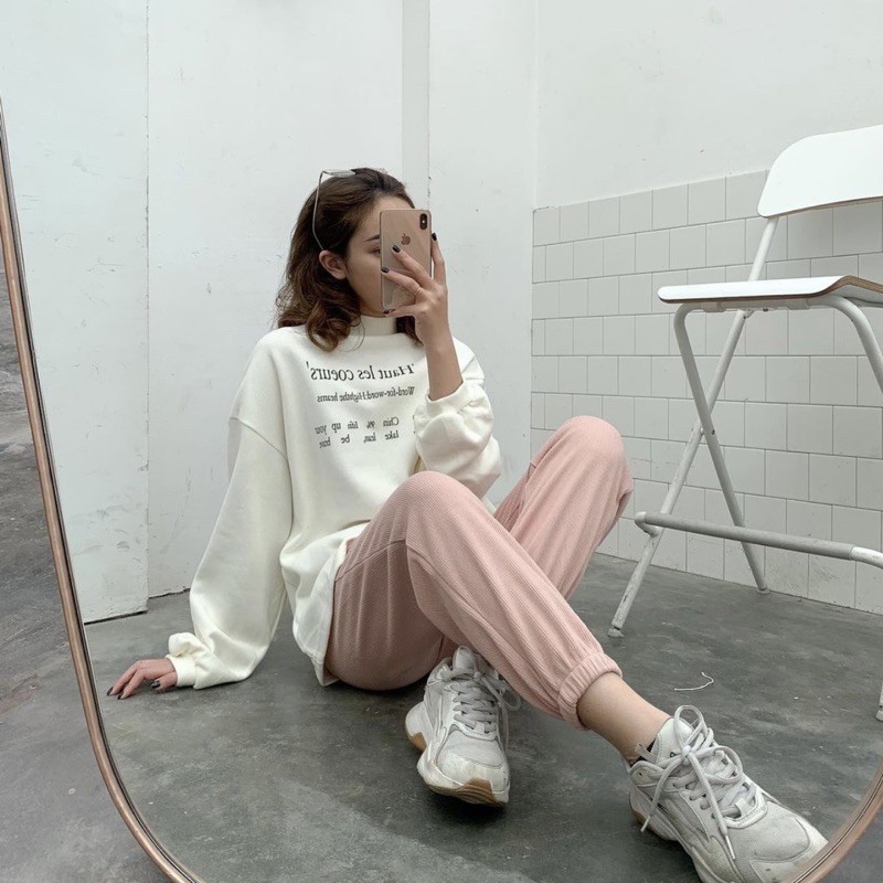 Quần jogger bo chun dưới Q335 SUSTORE