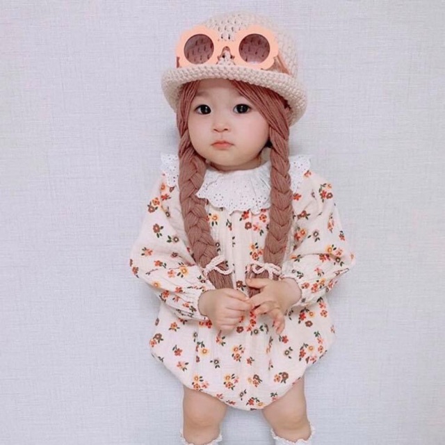 🌸 Nón tóc len xinh xinh cho bé 🌸