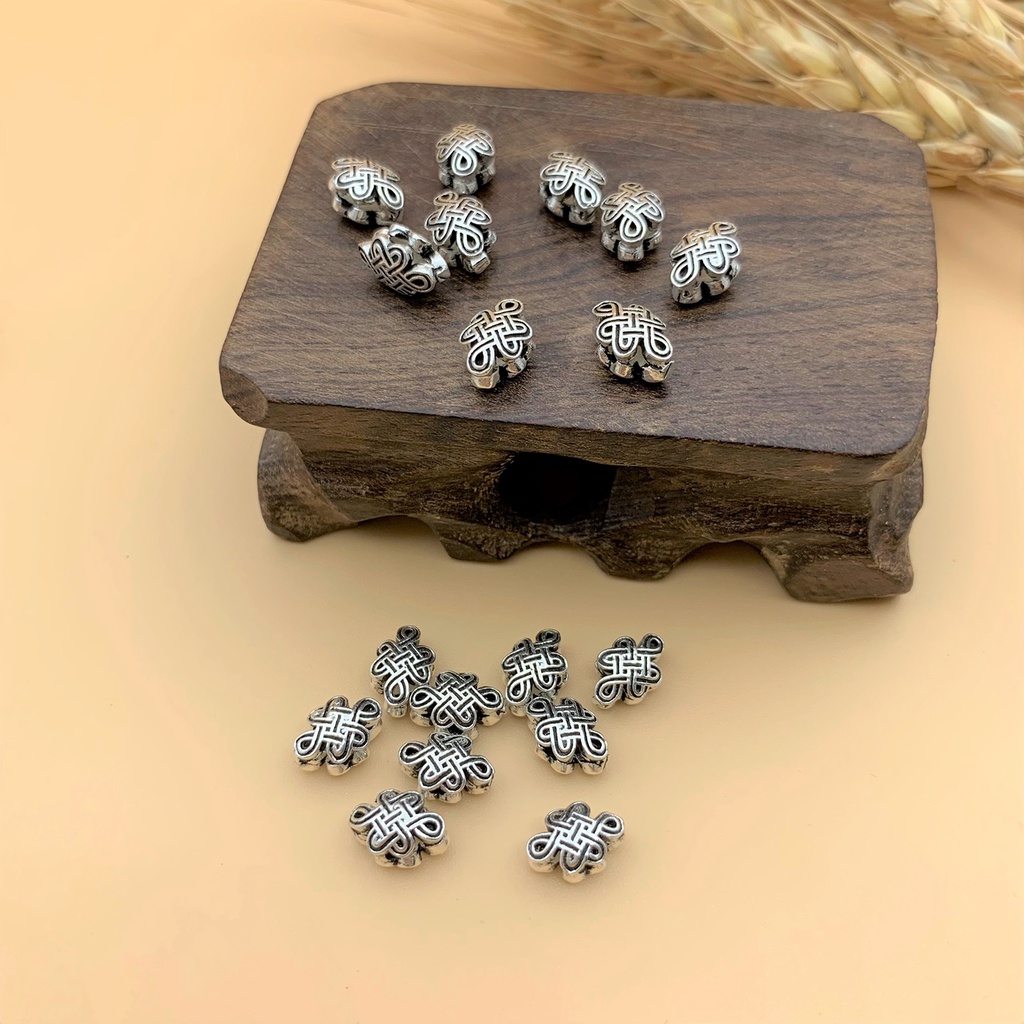 Charm nối cát tường bạc thái kiểu mới - Charm Bạc 925 - Mã CA540