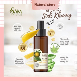 Xịt dưỡng tóc kích thích mọc tóc, giảm dụng tóc, dưỡng tóc mềm mượt chính hãng Sam Natural