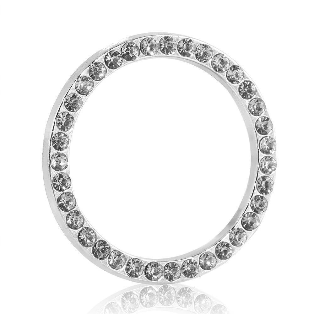 Vòng Trang Trí Nút Khởi Động Xe Hơi 40mm / 1.57 &quot;Lấp Lánh|Nhẫn Đeo Tay Thiết Kế Đơn Giản Cá Tính|Nhẫn Trang Trí Thiết Kế Độc Đáo Chất Lượng Cao