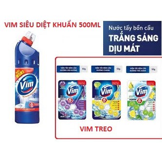 Viên Treo Bồn Cầu Vim Tẩy Rửa Diệt Vi Khuẩn 55g