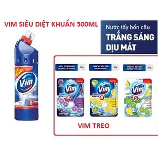 Viên Treo Bồn Cầu Vim Tẩy Rửa Diệt Vi Khuẩn 55g
