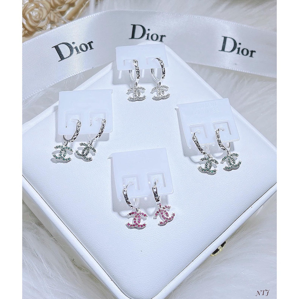 BÔNG TAI MẶT X ĐÁ CHO BÉ GÁI- BÔNG TAI BẠC TA