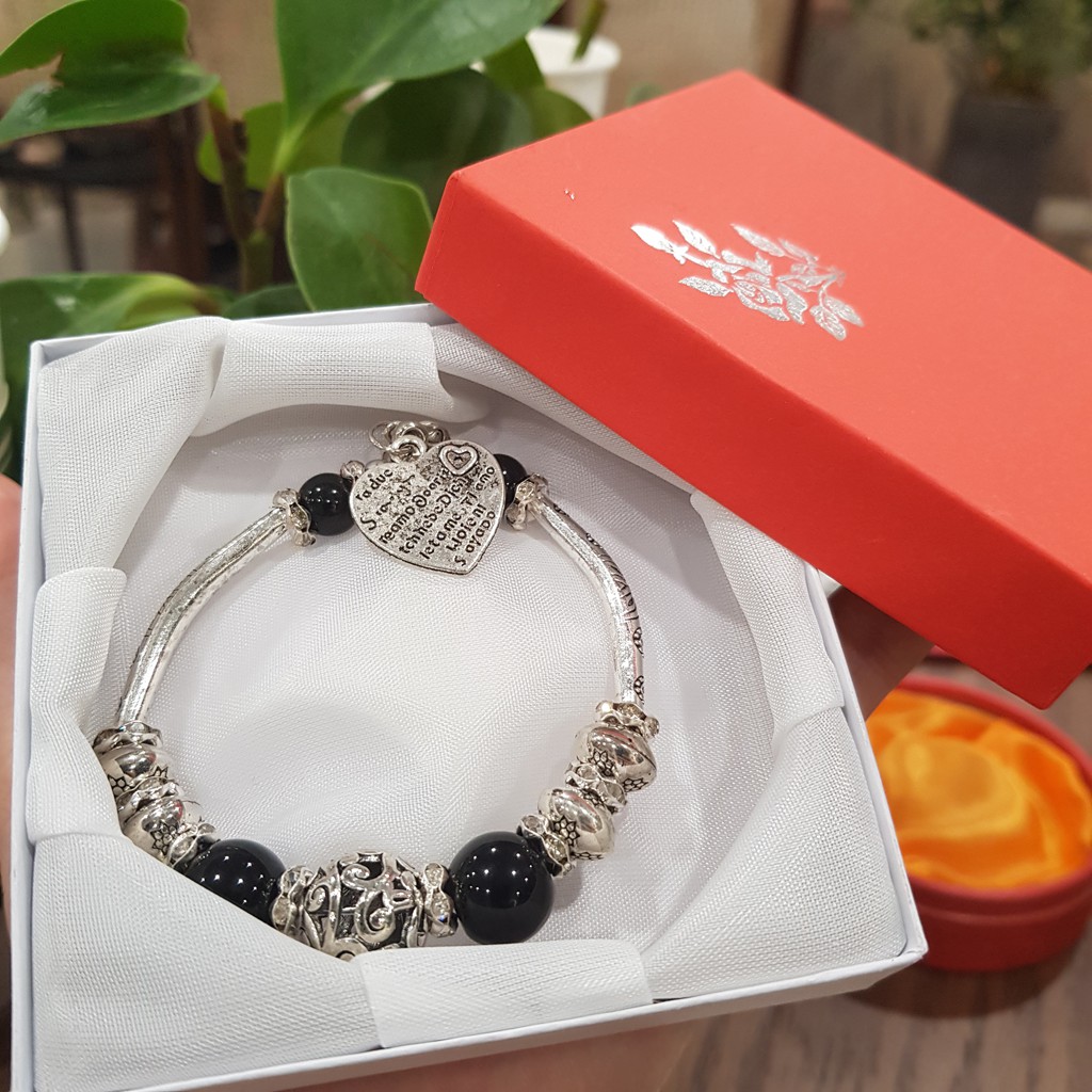 Vòng tay charm handmade thái lan kiểu dáng Pan