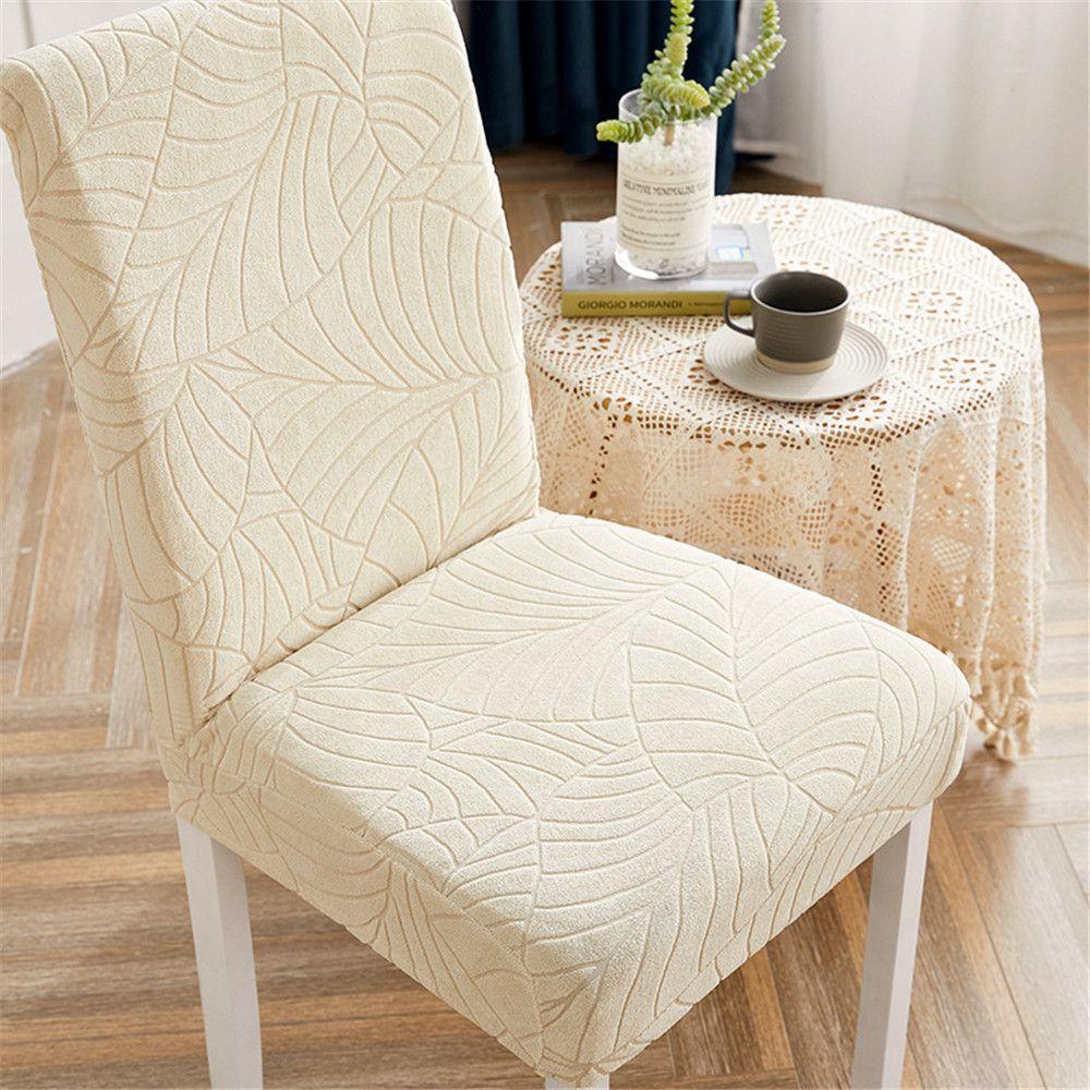 Vỏ Bọc Ghế Ngồi Bàn Ăn / Phòng Khách / Nhà Hàng Vải Jacquard Chống Trượt / Thấm Nước