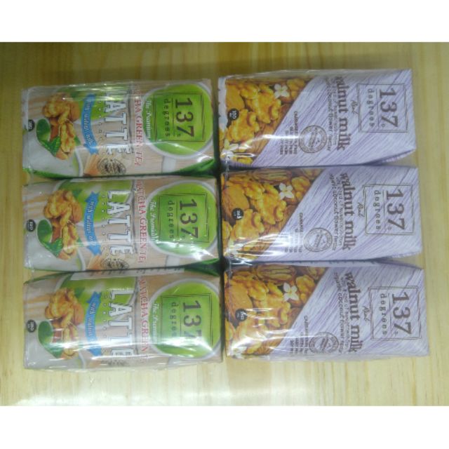 Combo 2 lốc sữa óc chó 137 Degrees - Thái Lan