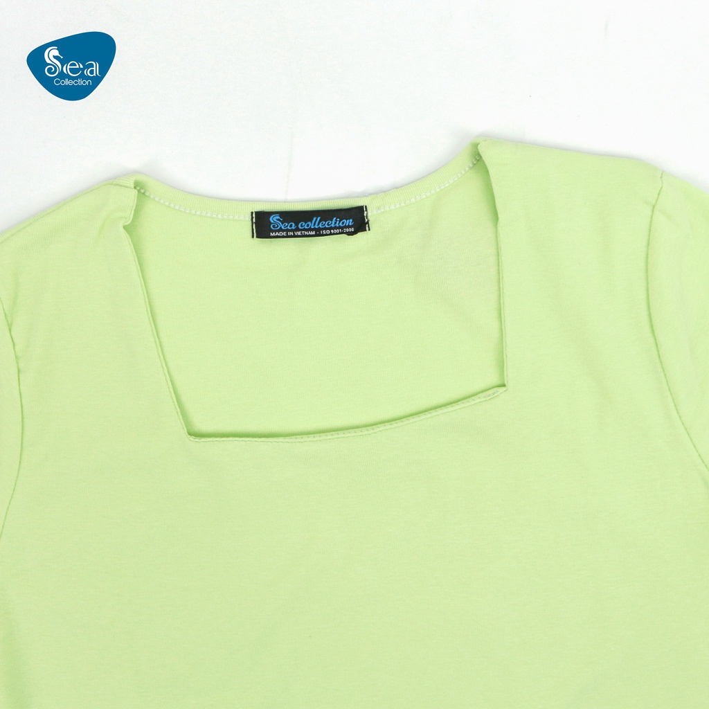 Áo Thun Nữ Cổ Vuông Sea Collection 8632