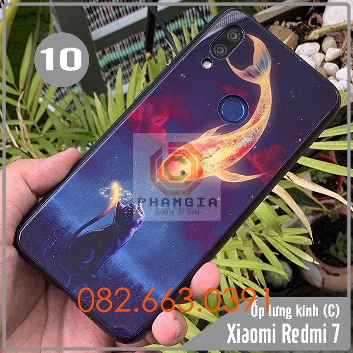 Ốp lưng ép kính Xiaomi Redmi 7A/ Redmi 7 in hình đẹp