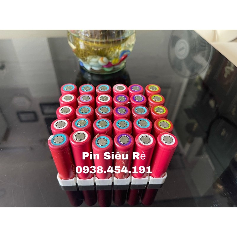 Pin Lion 18650 Sanyo đủ màu