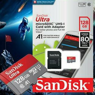 Thẻ Nhớ Micro Sd Sandisk 128gb Ultra Uhs I 1 Class Mbps Amb / S Microsd 128gb Sdxc Nkh