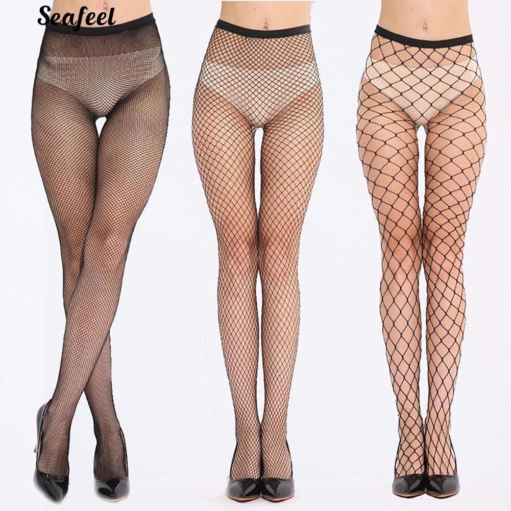 Quần tất lưới rỗng xuyên thấu gợi cảm cho phụ nữ