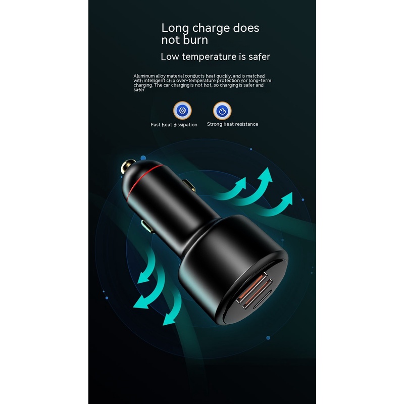 Bộ SạC Nhanh pd3.0 Đa Năng 65w 100w + BậT LửA Cho Xe Hơi