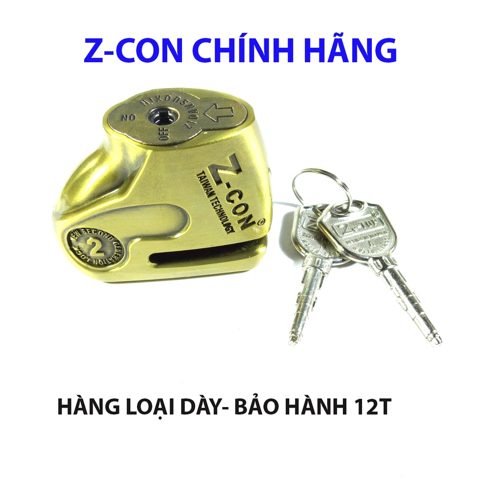 khoá đĩa Zcoin chính hãng bảo hành 12 tháng