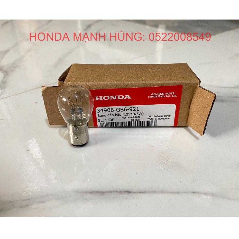 Bóng đèn hậu (12V8/5W) HONDA DREAM, WAVE A110. 34906GB6921