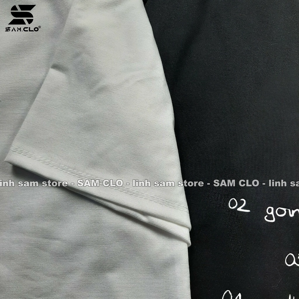 Áo thun tay lỡ nữ SAM CLO freesize phông form rộng dáng Unisex, mặc lớp, nhóm, couple in chữ sadboiz KHỦNG LONG