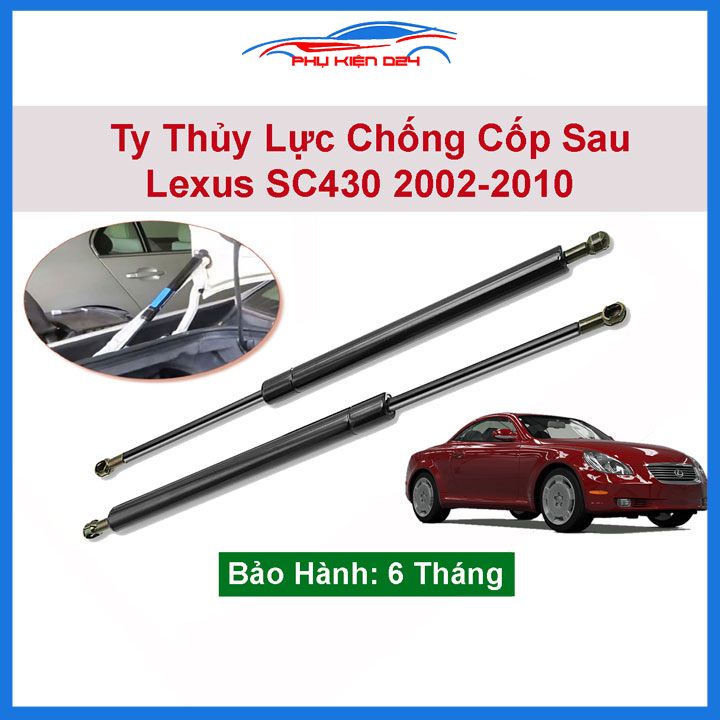 Bộ ty thủy lực chống cốp sau Lexus SC430 2002-2003-2004-2005-2006-2007-2008-2009-2010 mở cốp tự động
