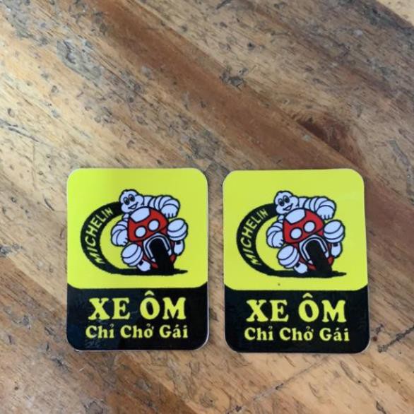 Tem/ Decal Xe ôm Michelin