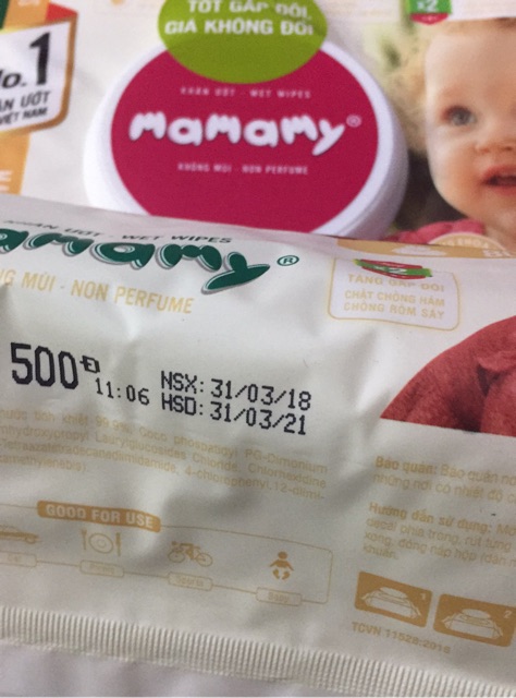 Compo 9  Khăn ướt mamamy 80 tờ | BigBuy360 - bigbuy360.vn